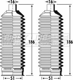 First Line FSG3319 - Jeu de joints-soufflets, direction droxauto.com