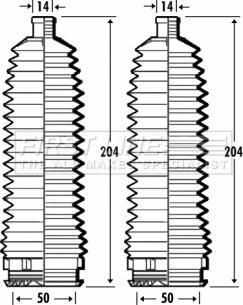 First Line FSG3384 - Jeu de joints-soufflets, direction droxauto.com