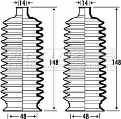 First Line FSG3373 - Jeu de joints-soufflets, direction droxauto.com