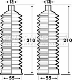 First Line FSG3293 - Jeu de joints-soufflets, direction droxauto.com