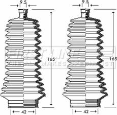 First Line FSG3249 - Jeu de joints-soufflets, direction droxauto.com