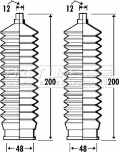 First Line FSG3267 - Jeu de joints-soufflets, direction droxauto.com