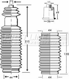 First Line FSG3202 - Jeu de joints-soufflets, direction droxauto.com