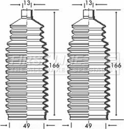 First Line FSG3214 - Jeu de joints-soufflets, direction droxauto.com