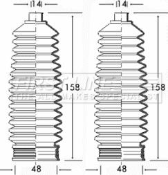 First Line FSG3213 - Jeu de joints-soufflets, direction droxauto.com
