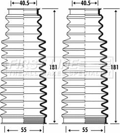 First Line FSG3276 - Jeu de joints-soufflets, direction droxauto.com