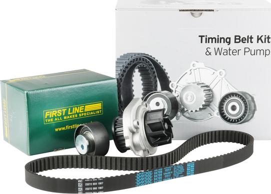 First Line FTW1088 - Pompe à eau + kit de courroie de distribution droxauto.com