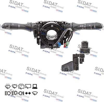 Fispa 430876 - Commutateur de colonne de direction droxauto.com