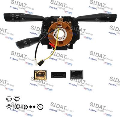 Fispa 431433 - Commutateur de colonne de direction droxauto.com