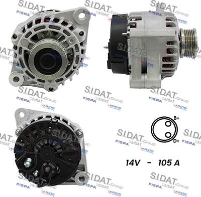 Fispa A12DE0050A2 - Alternateur droxauto.com