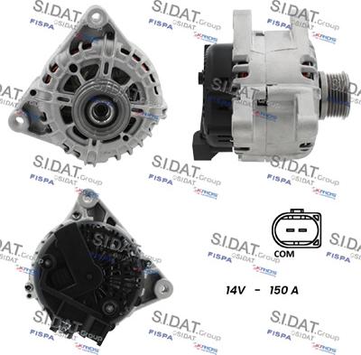 Fispa A12VA1183A2 - Alternateur droxauto.com