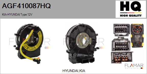 FLAMAR AGF410087HQ - Ressort tournant, Airbag droxauto.com