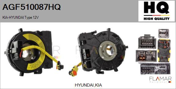 FLAMAR AGF510087HQ - Ressort tournant, Airbag droxauto.com