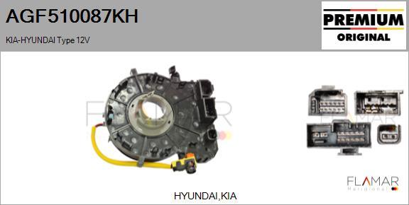 FLAMAR AGF510087KH
 - Ressort tournant, Airbag droxauto.com