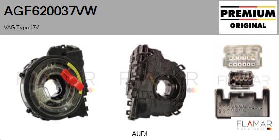 FLAMAR AGF620037VW - Ressort tournant, Airbag droxauto.com