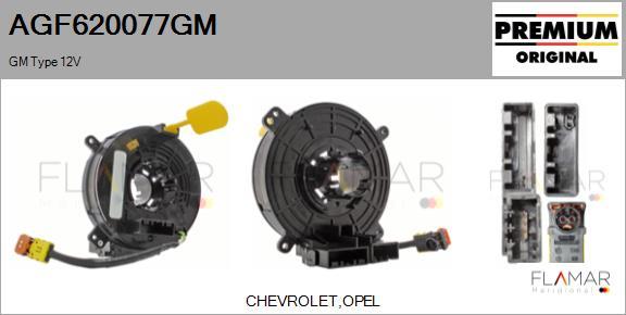 FLAMAR AGF620077GM
 - Ressort tournant, Airbag droxauto.com