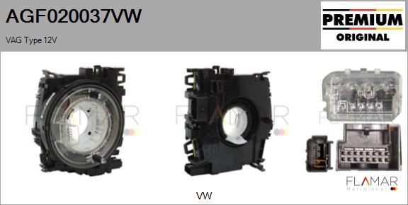 FLAMAR AGF020037VW
 - Ressort tournant, Airbag droxauto.com