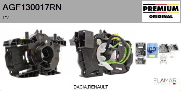 FLAMAR AGF130017RN
 - Ressort tournant, Airbag droxauto.com