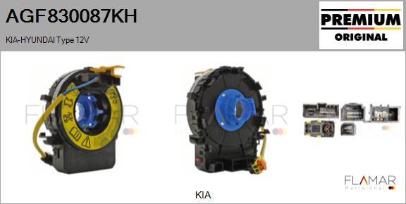 FLAMAR AGF830087KH
 - Ressort tournant, Airbag droxauto.com