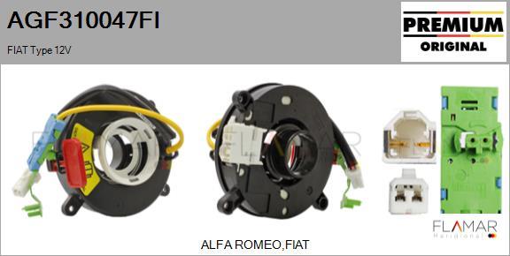 FLAMAR AGF310047FI
 - Ressort tournant, Airbag droxauto.com