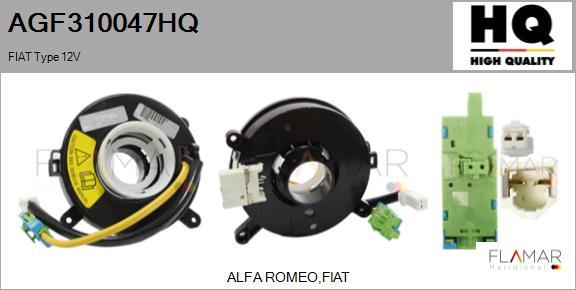 FLAMAR AGF310047HQ - Ressort tournant, Airbag droxauto.com