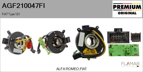 FLAMAR AGF210047FI
 - Ressort tournant, Airbag droxauto.com