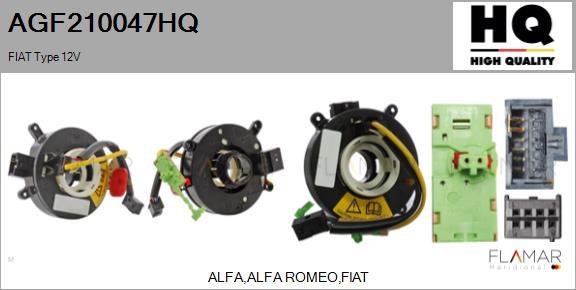 FLAMAR AGF210047HQ - Ressort tournant, Airbag droxauto.com