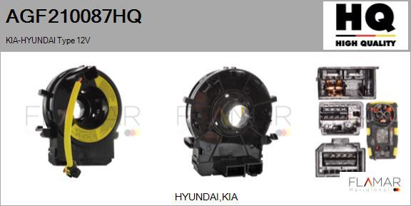 FLAMAR AGF210087HQ - Ressort tournant, Airbag droxauto.com