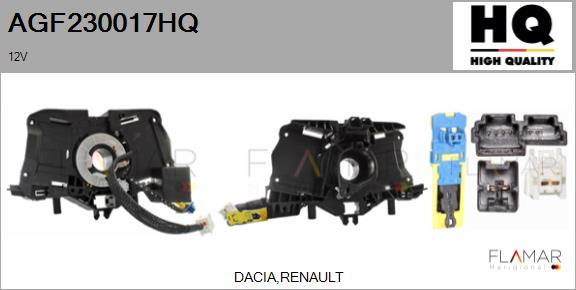 FLAMAR AGF230017HQ - Ressort tournant, Airbag droxauto.com