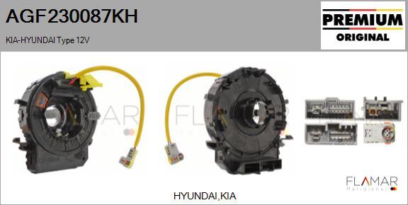 FLAMAR AGF230087KH
 - Ressort tournant, Airbag droxauto.com