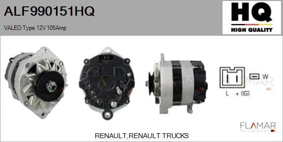 FLAMAR ALF990151HQ - Alternateur droxauto.com