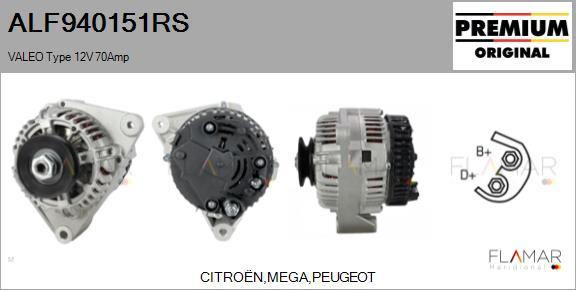 FLAMAR ALF940151RS - Alternateur droxauto.com