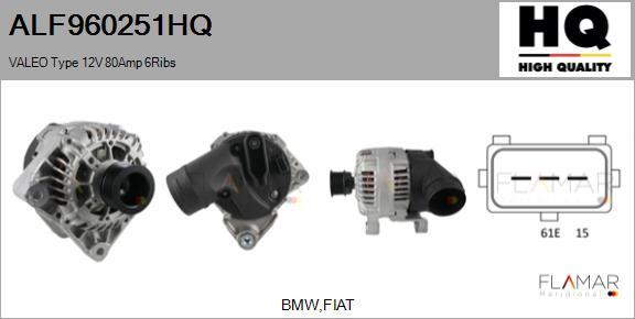 FLAMAR ALF960251HQ - Alternateur droxauto.com