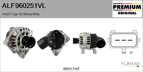 FLAMAR ALF960251VL - Alternateur droxauto.com