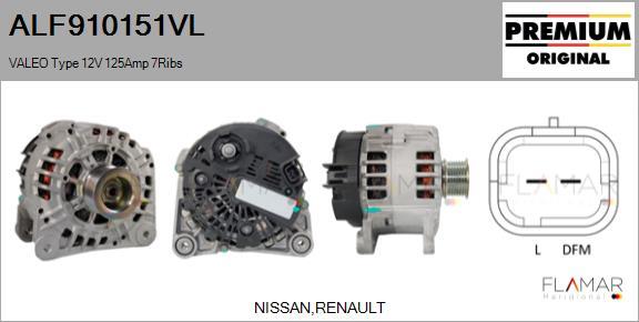 FLAMAR ALF910151VL - Alternateur droxauto.com