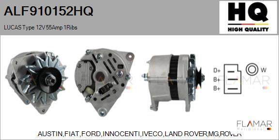FLAMAR ALF910152HQ - Alternateur droxauto.com