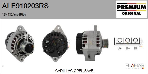 FLAMAR ALF910203RS - Alternateur droxauto.com