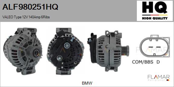 FLAMAR ALF980251HQ - Alternateur droxauto.com