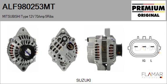 FLAMAR ALF980253MT - Alternateur droxauto.com