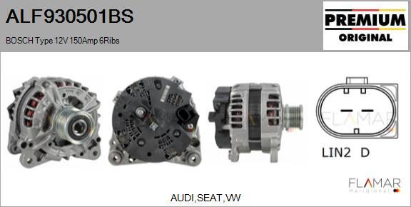 FLAMAR ALF930501BS - Alternateur droxauto.com
