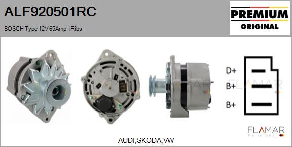 FLAMAR ALF920501RC - Alternateur droxauto.com