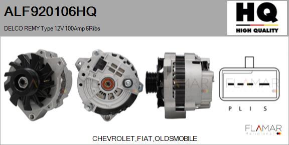 FLAMAR ALF920106HQ - Alternateur droxauto.com