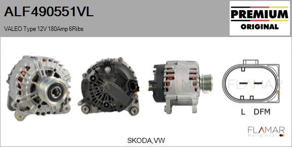 FLAMAR ALF490551VL - Alternateur droxauto.com