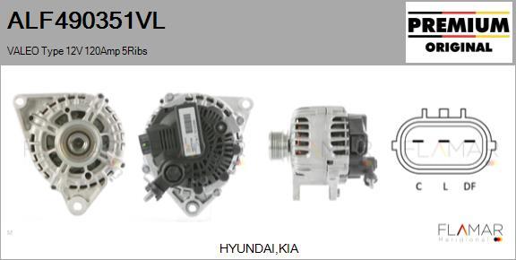 FLAMAR ALF490351VL - Alternateur droxauto.com