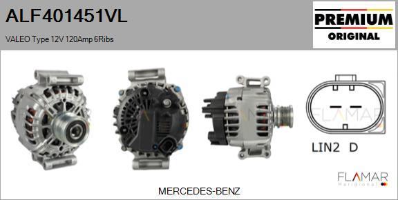 FLAMAR ALF401451VL - Alternateur droxauto.com
