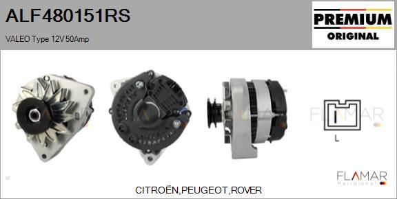 FLAMAR ALF480151RS - Alternateur droxauto.com