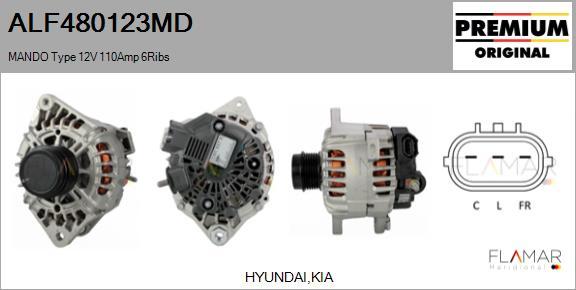 FLAMAR ALF480123MD - Alternateur droxauto.com