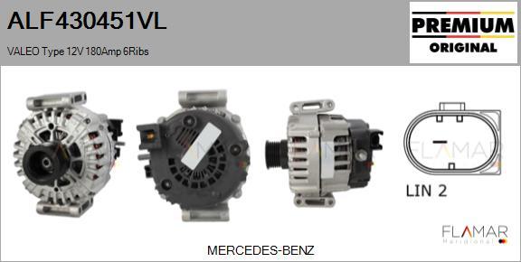 FLAMAR ALF430451VL - Alternateur droxauto.com