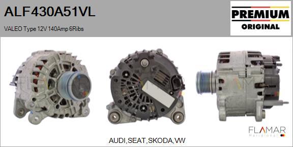 FLAMAR ALF430A51VL - Alternateur droxauto.com