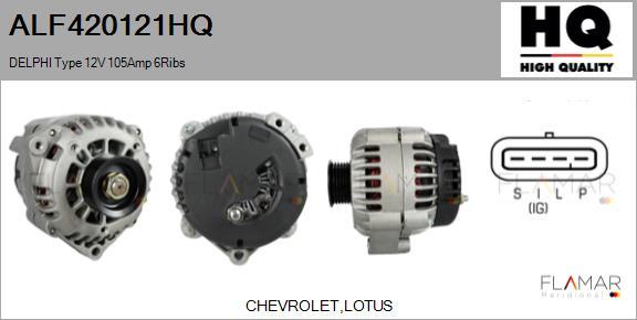 FLAMAR ALF420121HQ - Alternateur droxauto.com